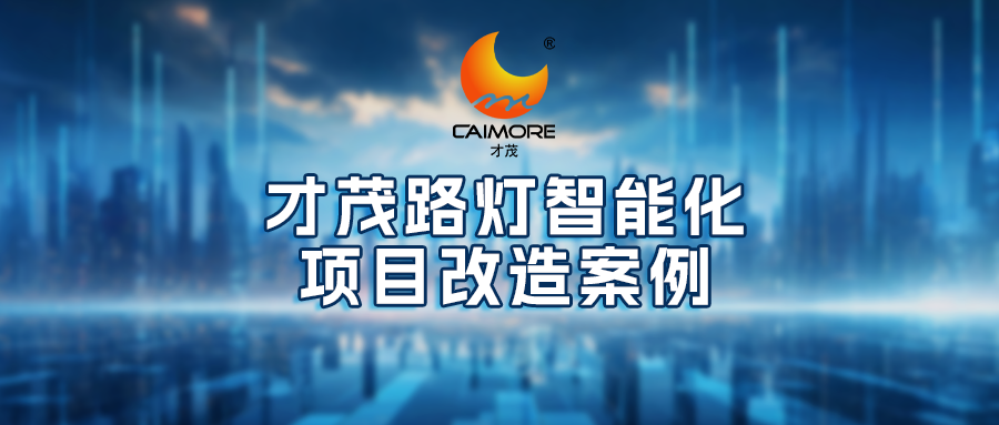 案例 | 才茂助力路燈智能化項目改造，實現道路照明節能智慧升級
